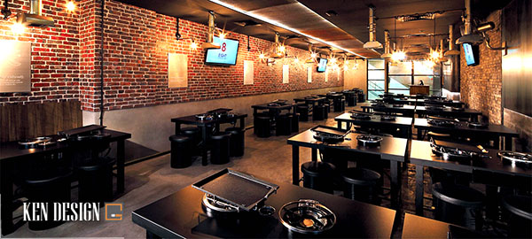 Thiết kế nhà hàng đẹp phong cách hàn quốc 